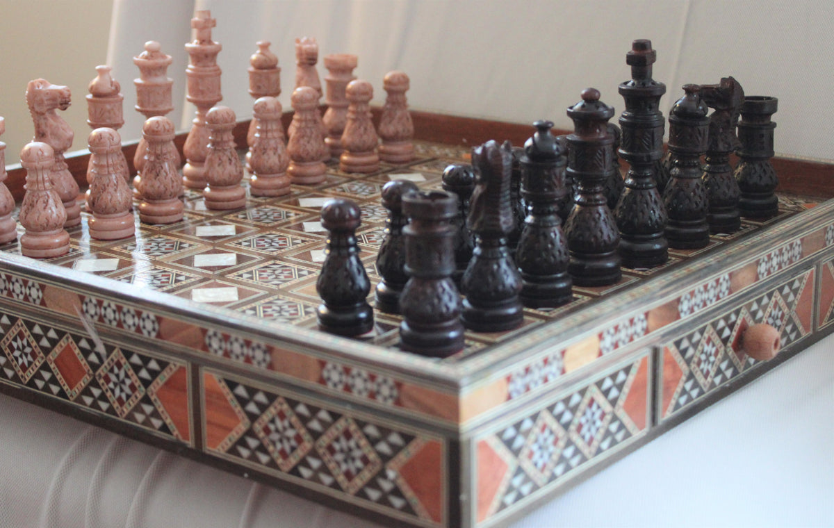 Shah Mosaic Chess Board