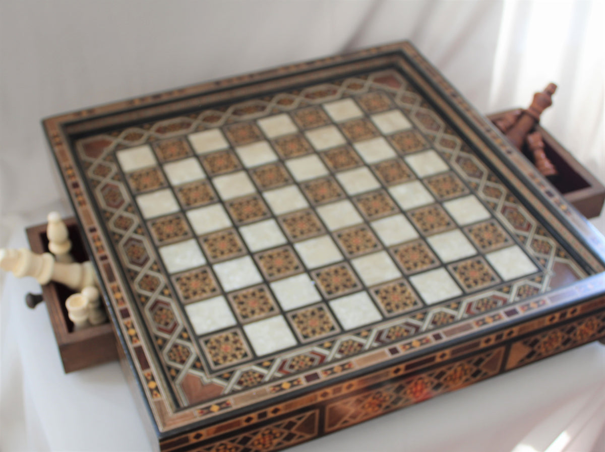 Shah Mosaic Chess Board