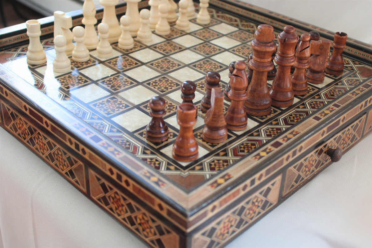 Shah Mosaic Chess Board