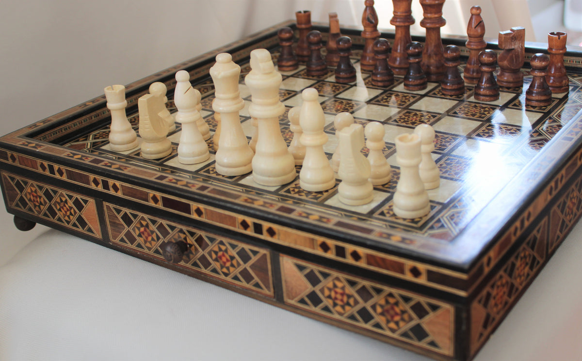 Shah Mosaic Chess Board