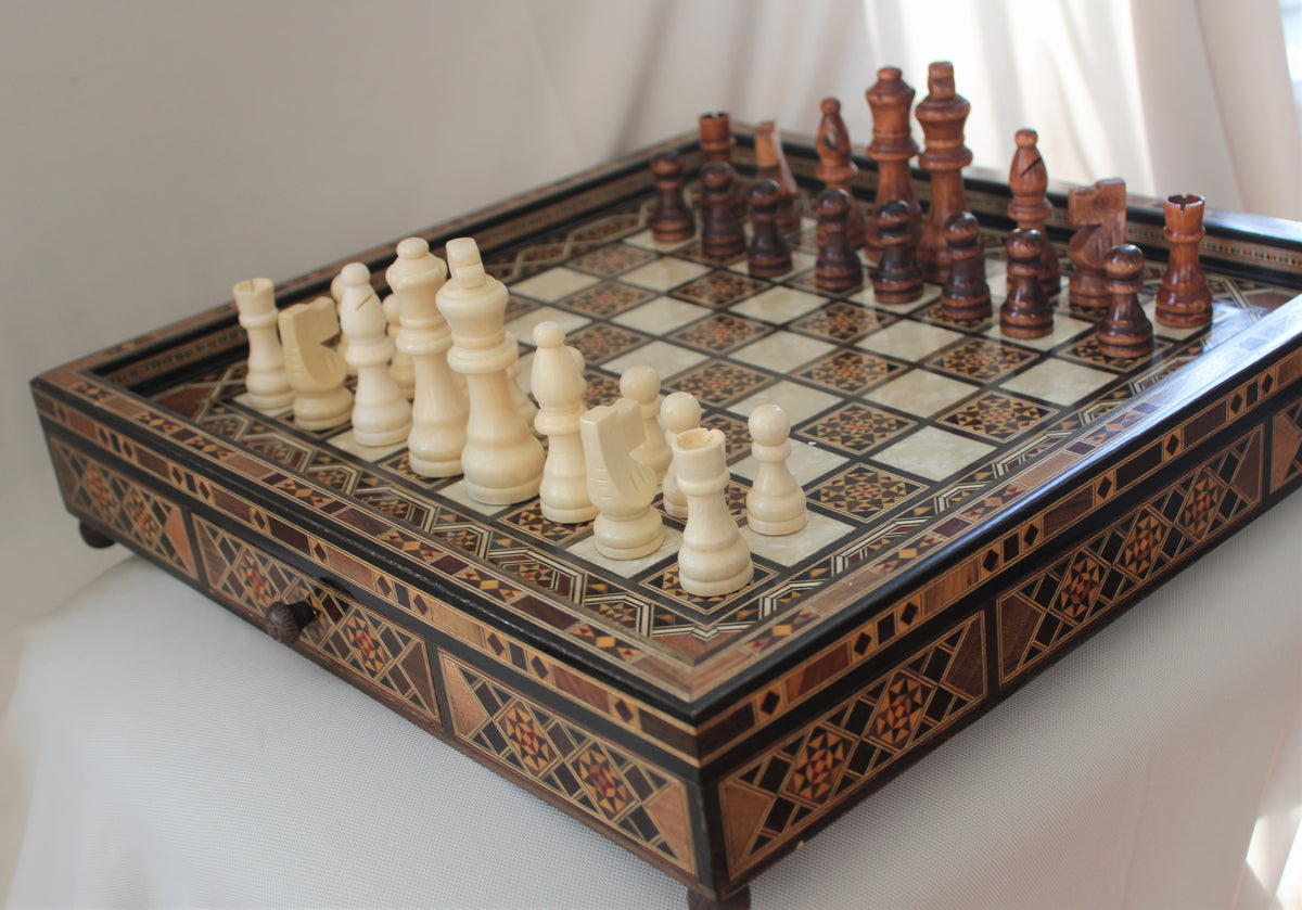 Shah Mosaic Chess Board