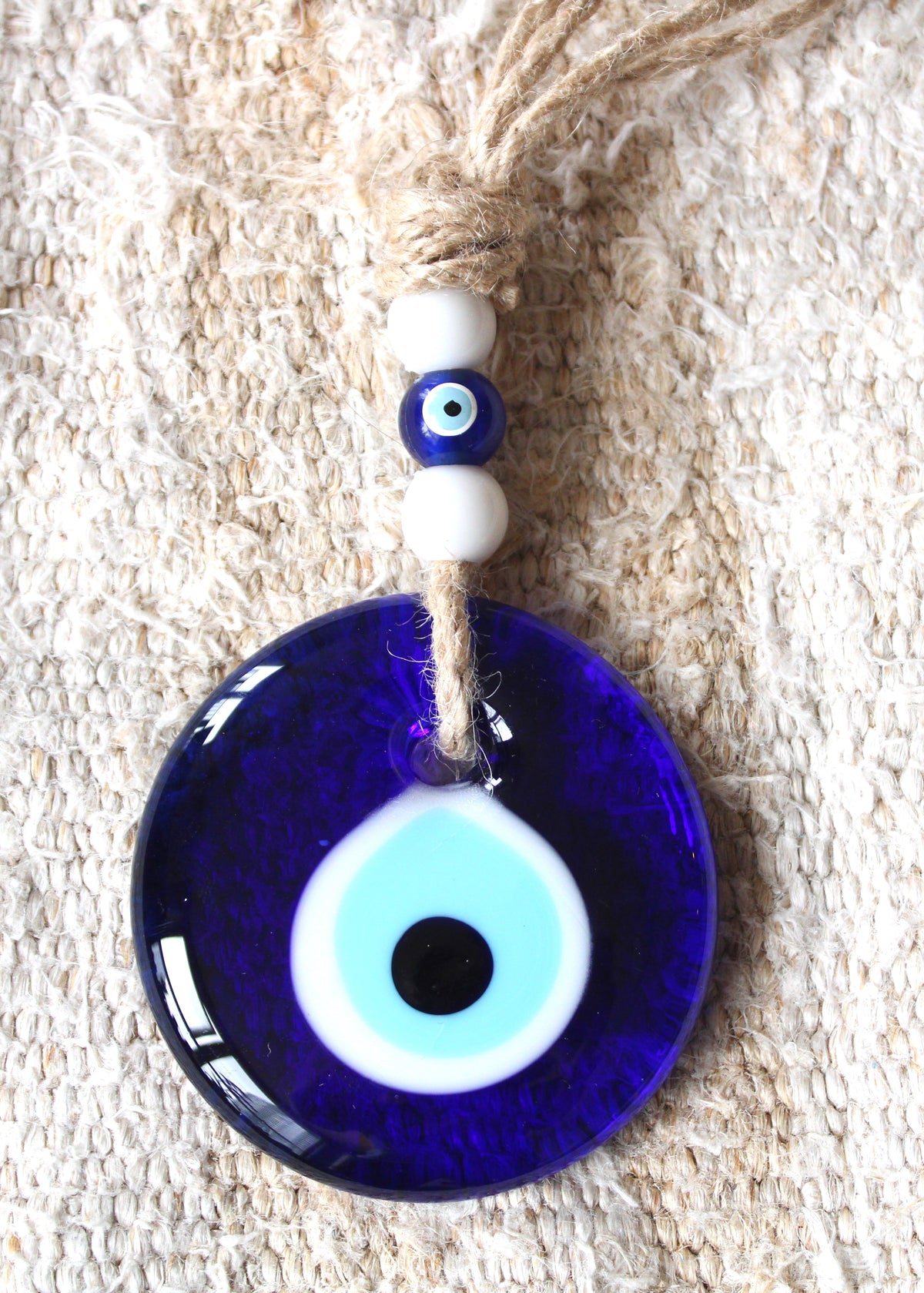Classic Plain Blue Protection Eye Wall Decor - Soumak Boutique