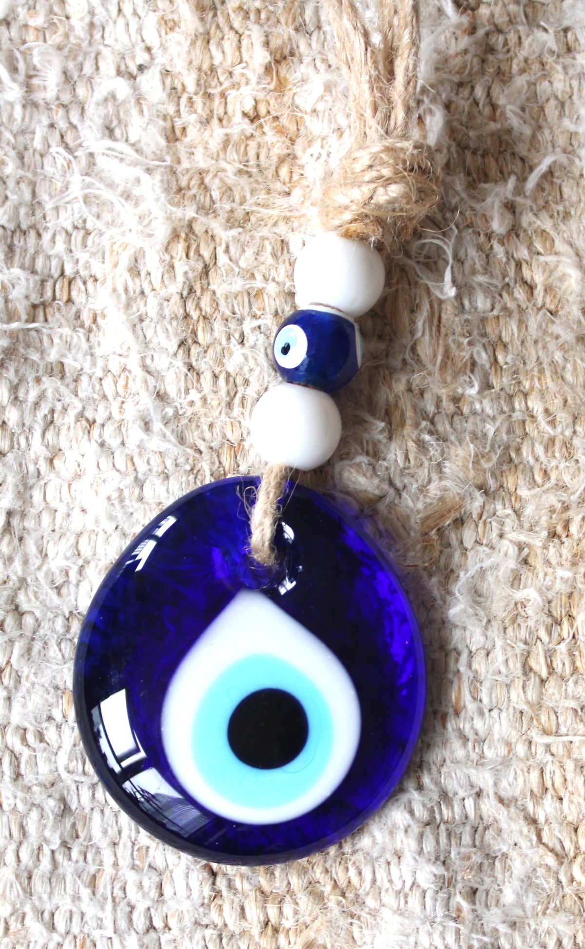 Classic Plain Blue Protection Eye Wall Decor - Soumak Boutique