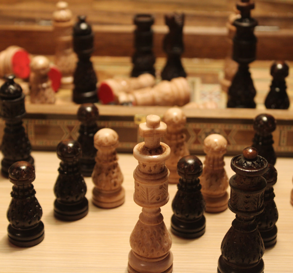 Malekeh Resin Chess Pieces
