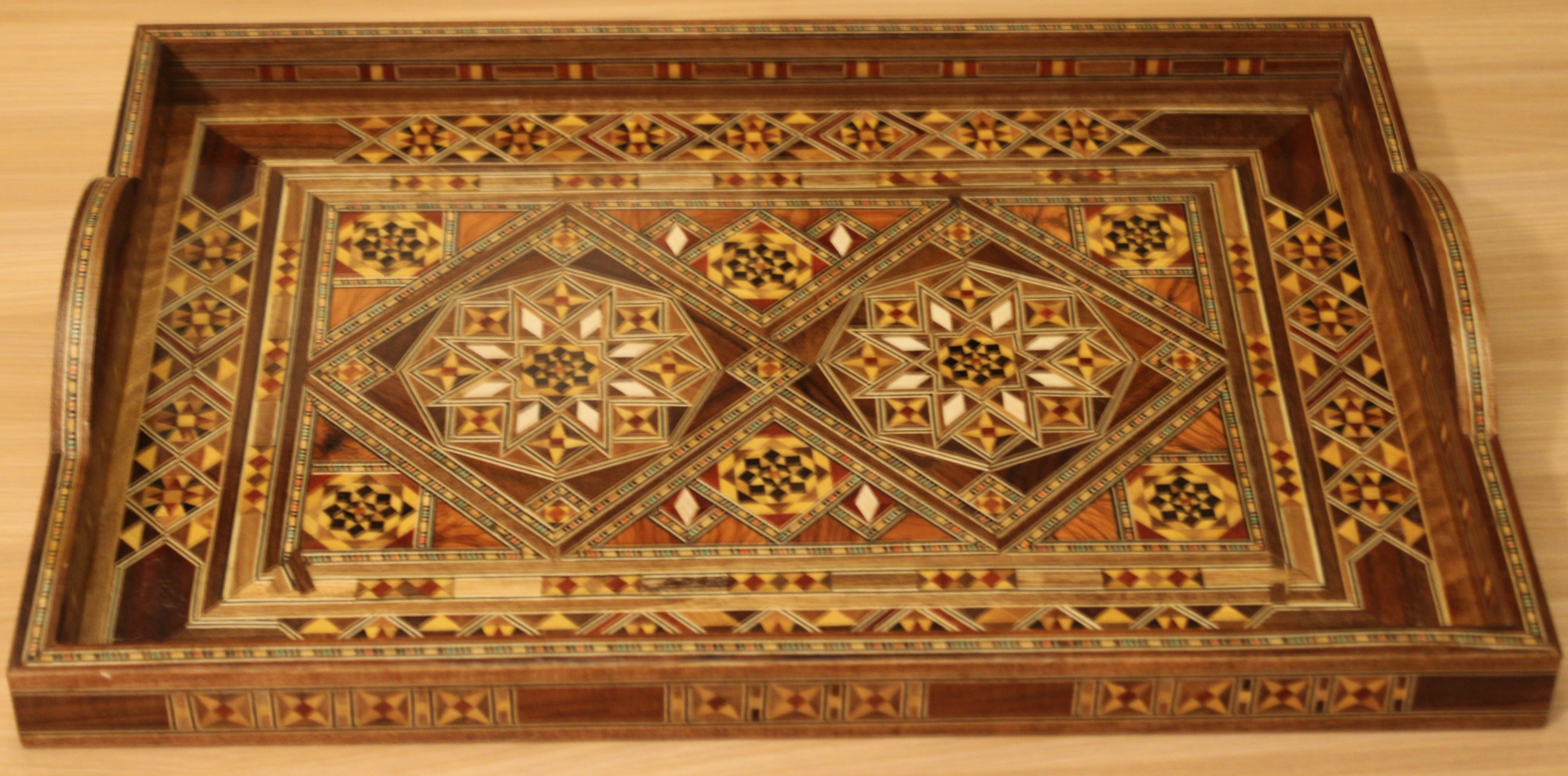 Saha Syrian Mosaic Trays