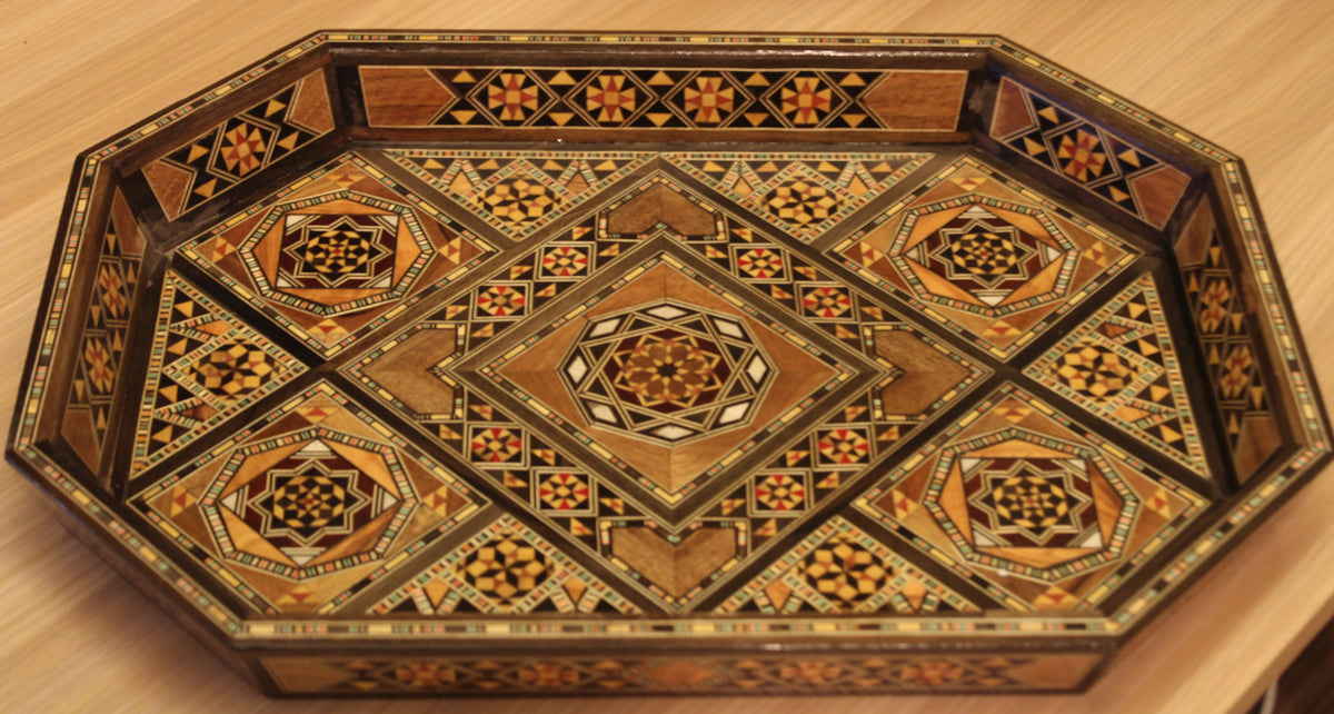 Saha Syrian Mosaic Trays