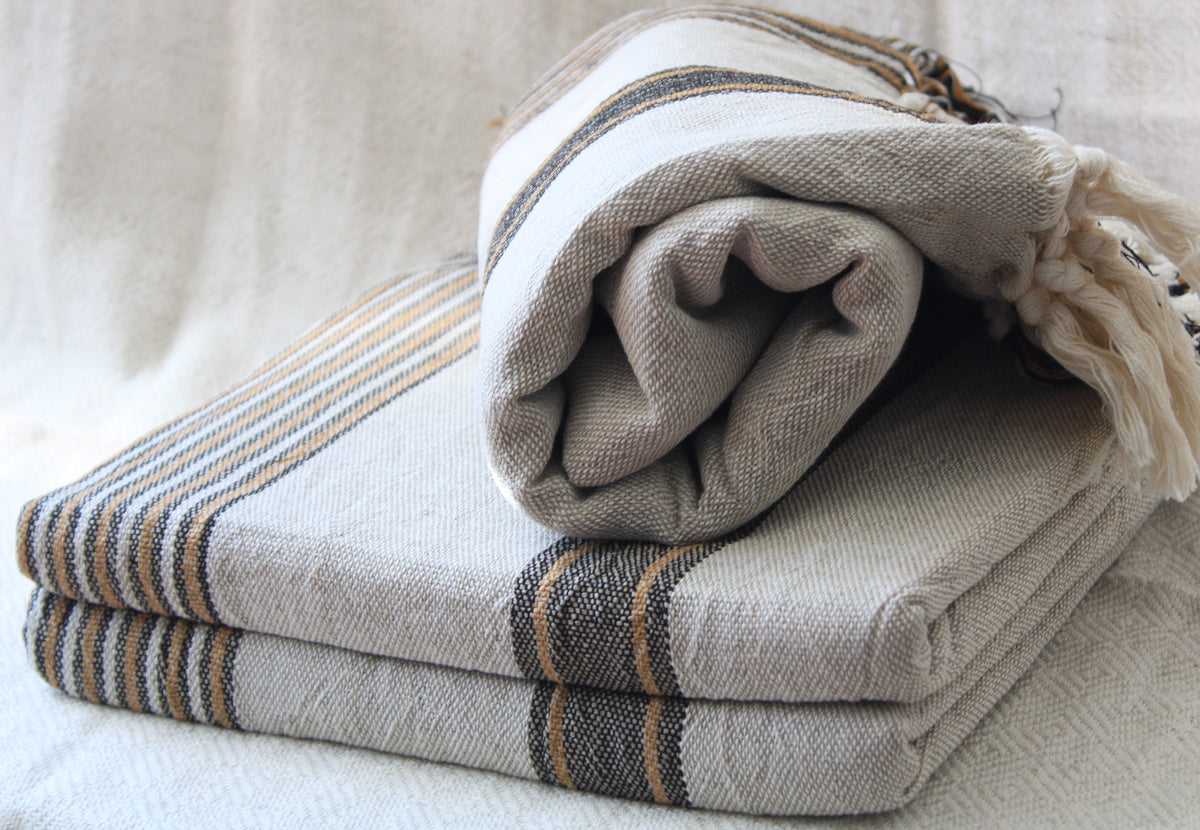 Aurora Linen & Cotton Turkish Towel