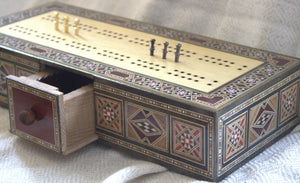 Ghazal Syrian Mosaic Cribbage Board