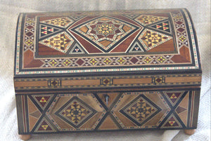 Ishtar Two Story Syrian Mosaic Jewellery Lock Box
