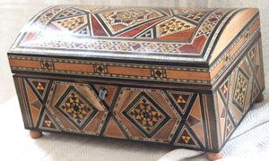 Ishtar Two Story Syrian Mosaic Jewellery Lock Box