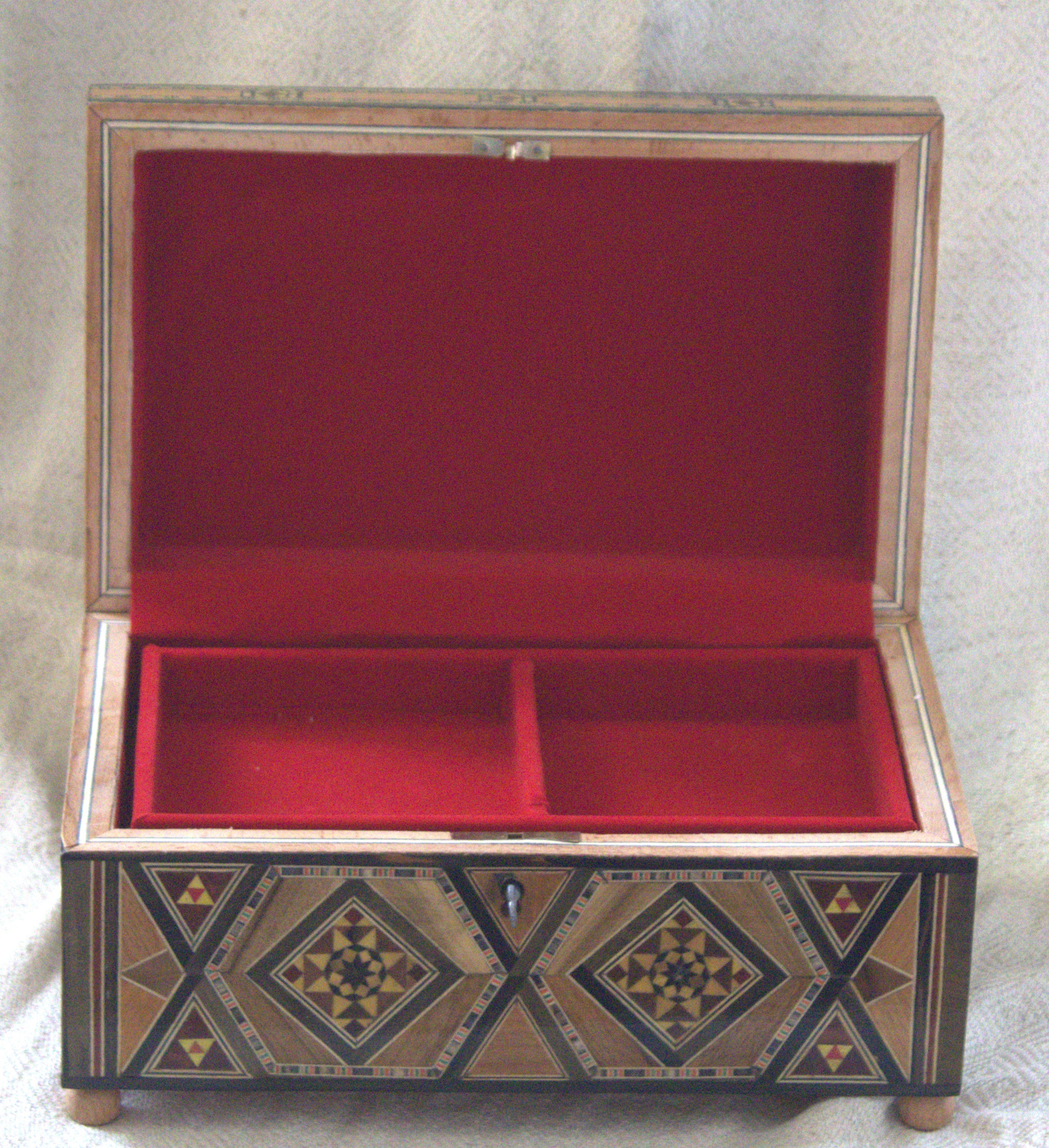 Ishtar Two Story Syrian Mosaic Jewellery Lock Box