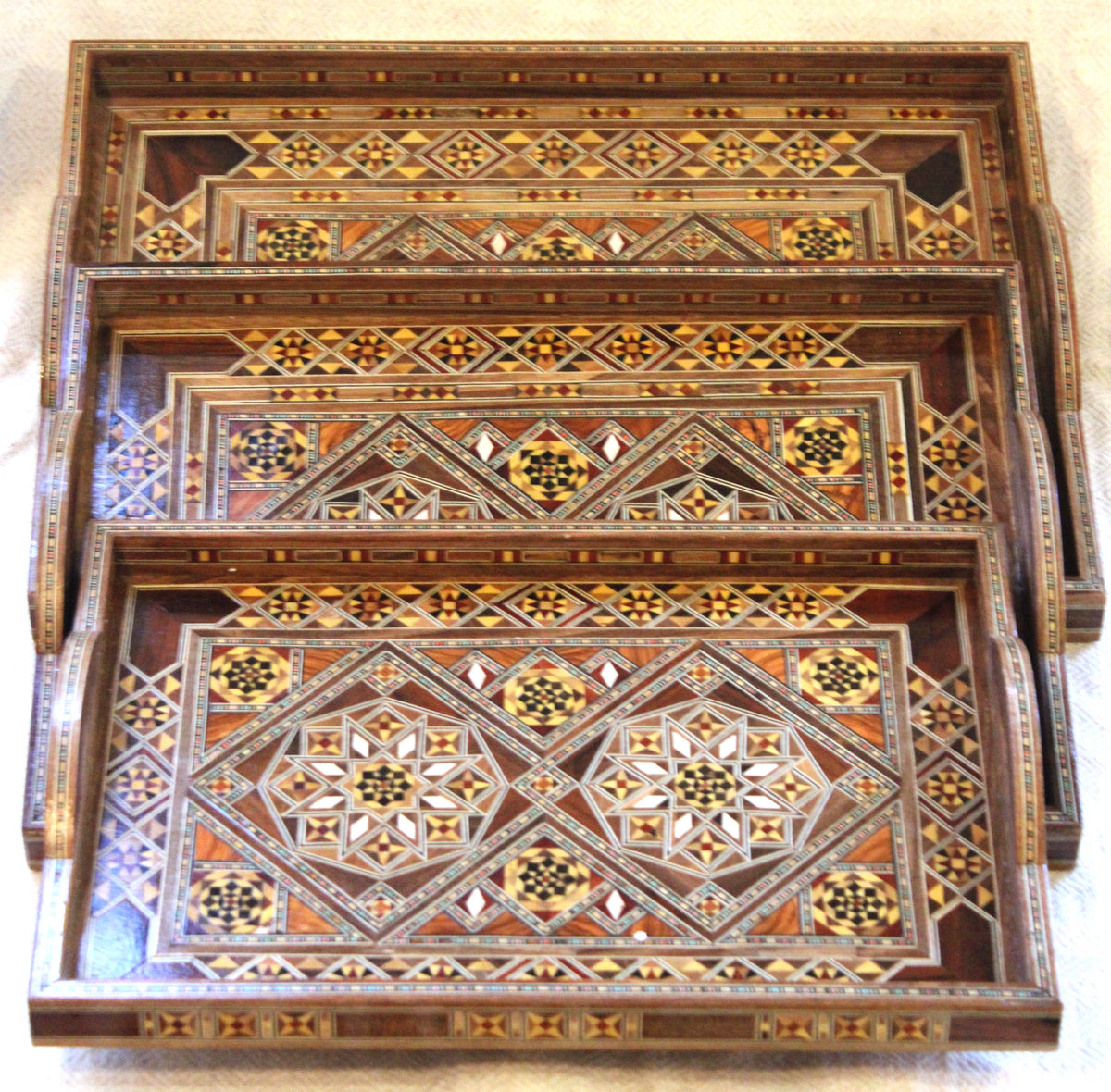 Saha Syrian Mosaic Trays