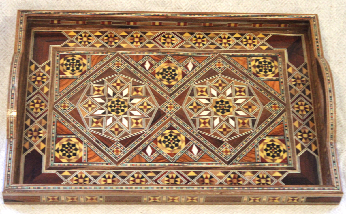 Saha Syrian Mosaic Trays