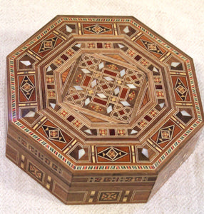 Octagon Syrian Mosaic Box