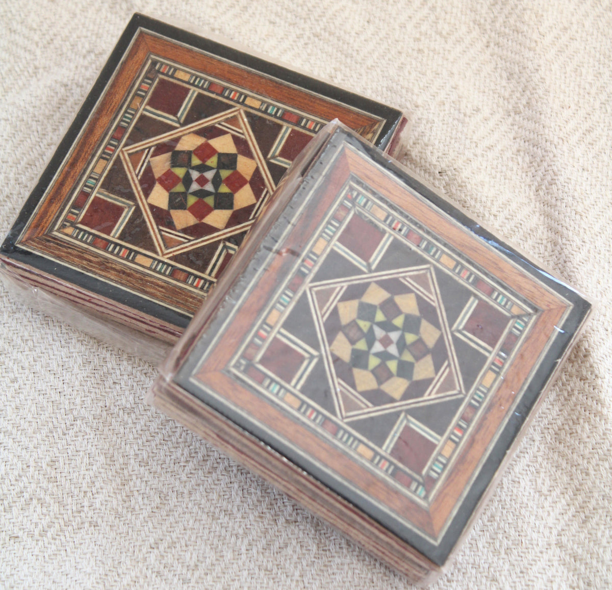 Kalam Syrian Mosaic Coasters Collection - Set of 6