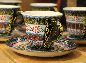 Mesmerise Turkish Ceramic Coffee Cup