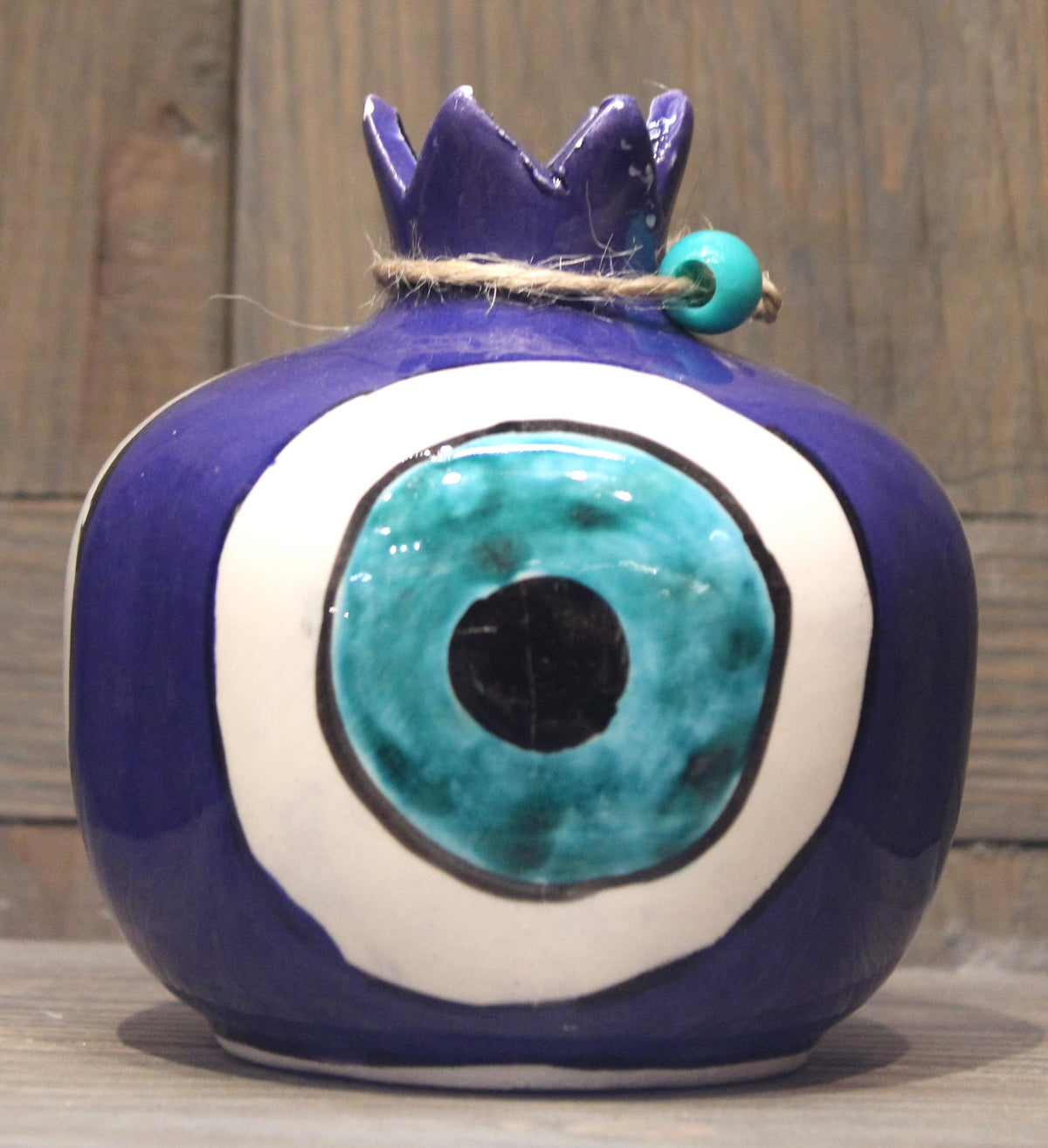 Ceramic Handpainted Pomegranate Table Decor