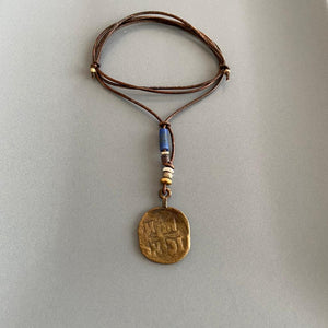 Sahil Lapis Lazuli & Rice Stones Necklace