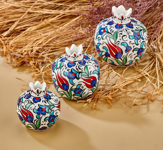 Pomegranate Ceramic Vase Collection