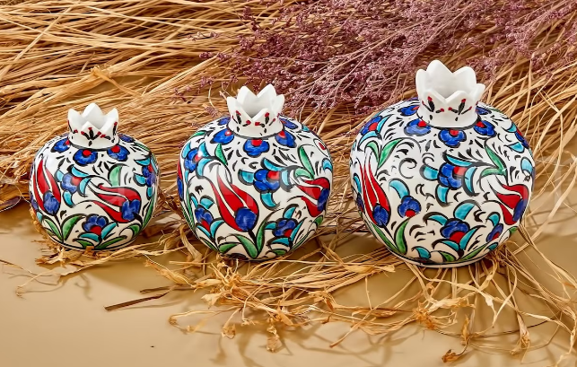 Pomegranate Ceramic Vase Collection