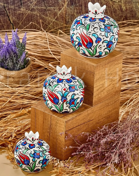 Pomegranate Ceramic Vase Collection