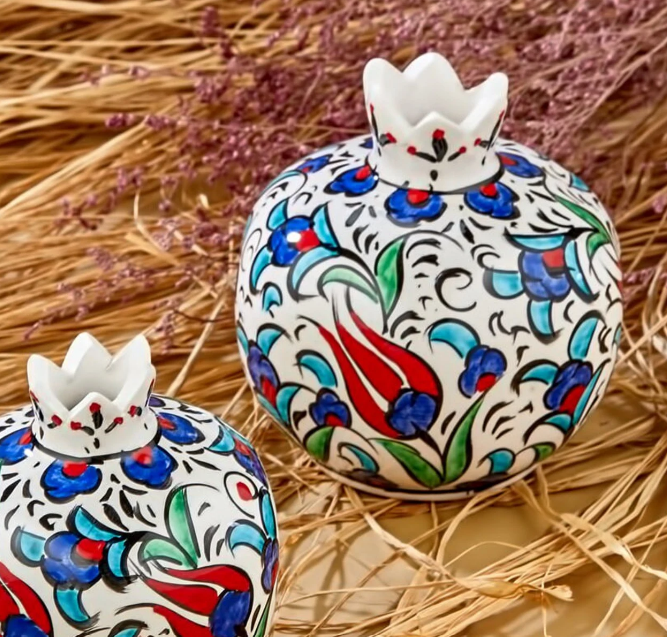Pomegranate Ceramic Vase Collection