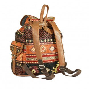 Sabina Kilim Textile Backpack - Soumak Boutique