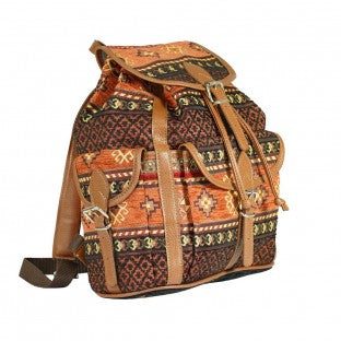 Sabina Kilim Textile Backpack - Soumak Boutique