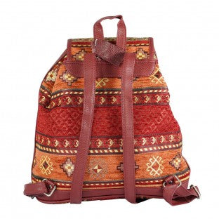 Aesha Kilim Textile Backpack - Soumak Boutique