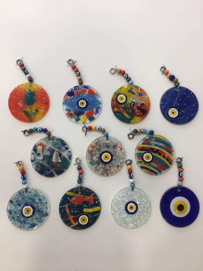 Daire Fused Glass Wall Decor