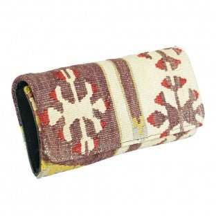 Saedeh Kilim & Leather Shoulder Bag - Soumak Boutique