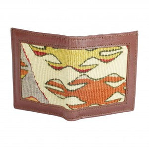 Saed Kilim Leather Wallet