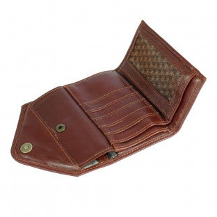 Shawk Kilim Leather Wallet - Soumak Boutique