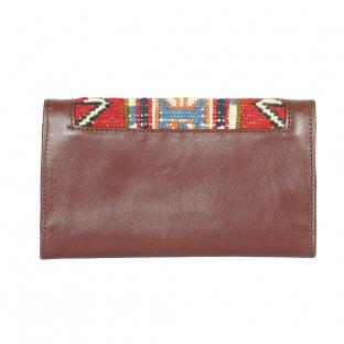 Qalb Soumak Leather Wallet - Soumak Boutique